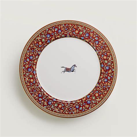 hermes plate sets|Hermes equestrian plates.